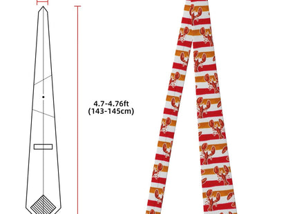 Wyayazh Men's Lobster Neckties, Novelty Printed Skinny Tie