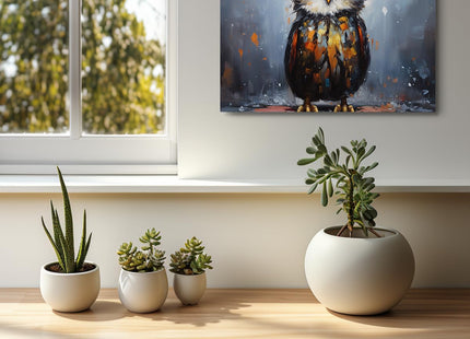 TBT Owl Decor Wall Decor Owl Gifts Canvas Wall Art Owls Animal Lovers Gifts