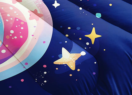 Nttopship Whale Comforter Bedding Set with 2 Pillowcase Queen Size Ocean Comforter Set for Kids Boys Girls Bedroom Decor
