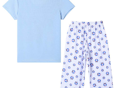 YIJIU Pajamas for Women Cute Owl Print Warm Sleepwear Two Piece Pajama Set, Owl, XX-Large