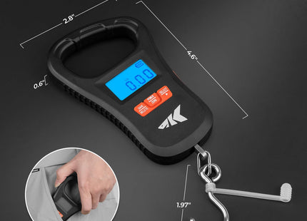 KastKing ToughTide USB Charging Fishing Scale, Fishing Gear, Black