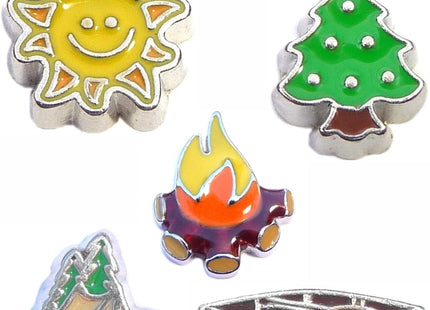 Campfire Stories Charm Set for Floating Lockets