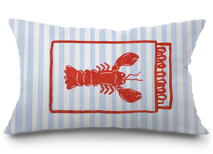 JINYO Maine Lobster Pillow Covers 12x20 inch, Preppy Coastal Decor,New England Style Decor, East Coast Beach Decor, East Coast Beach Pillow Cover, Maine Lobster, Lobster Pillow Cover
