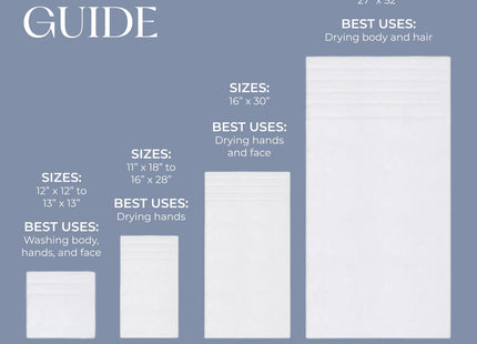 Avanti Linens - Fingertip Towel, Soft & Absorbent Cotton, Coastal Terrazzo