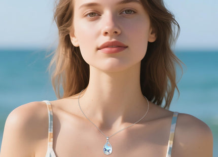 LUHE Dragonfly Necklace 925 Sterling Silver Moonstone Pendant Necklace Dragonfly Jewelry Gifts for Women
