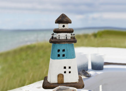 Wooden Lighthouse Decor Nautical Tabletop Centerpiece Decorative Lighthouse