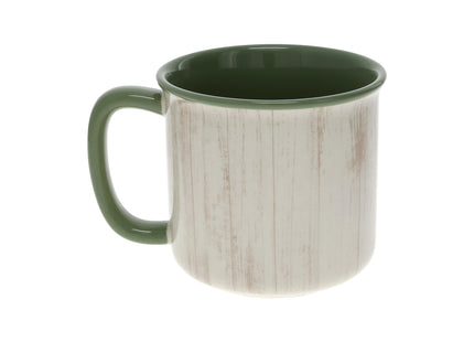 Pavilion Gift Company - Adventure Awaits - Raccoon - 17 Oz Coffee Mug Tea Cup Woodland Hiking Camping Cabin Woods Lodge Gift Outdoorsy Present