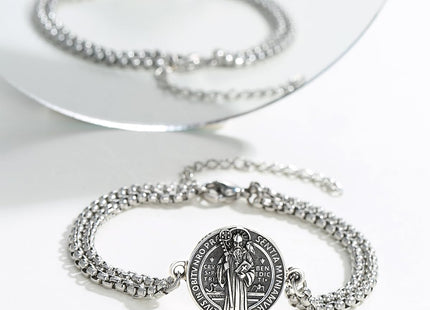 XIXLES Compass Bracelet 925 Sterling Silver Anchor Compass Bracelet Dream Hope Jewelry for Men