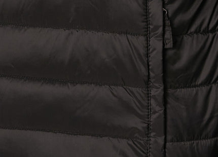 Amazon Essentials Men's Lightweight Water-Resistant Packable Hooded Puffer Jacket, Black, Medium