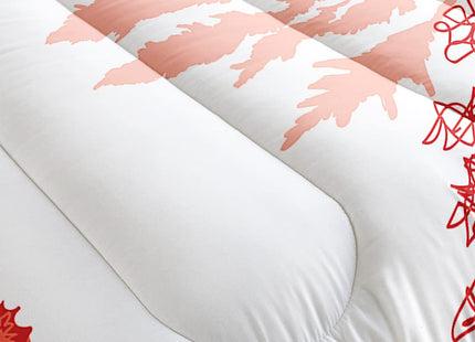 Ocean Coral Red Hippocampus Twin Comforter Set, Soft 2 Pillowcases