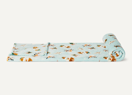 Amazon Basics Kids Super Soft Fleece Blanket, Ultra-Soft Lightweight Throw for Children, 50 x 60 inches, Forest Friends