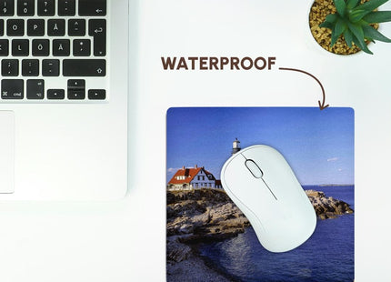3dRose LLC 8 x 8 x 0.25 Inches Mouse Pad, Maine Portland Head Lighthouse RIC Ergenbright (mp_90758_1)