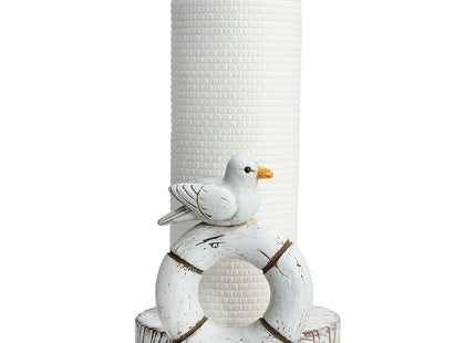 Bicuzat Retro Ocean Style Paper Towel Holder Stand, Resin Crafts Display for Kitchen Countertop, Cafe Western Restaurant Cake Shop Dessert Shop-Seagull A