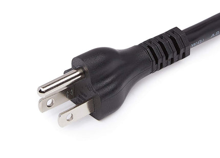 Amazon Basics 3-Prong Extension Cord for Indoor Use, 13 Amps, 125V, 16 AWG, 20 Foot, Black, 2-Pack