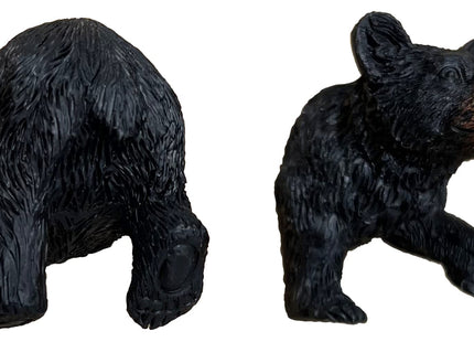 Deleon Collections Whimsical Black Bear Drawer Pulls Cabinet Knobs 2pc Set