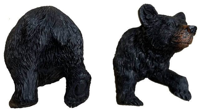 Deleon Collections Whimsical Black Bear Drawer Pulls Cabinet Knobs 2pc Set
