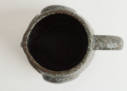 Mino ware Japanese Pottery Mug Cup Owl Shape made in Japan (Japan Import) CPM101 (Stone Charcoal)