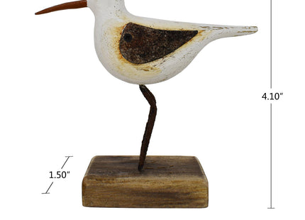 Seagull Decor Nautical Sea Birds Statue Wooden Seagull Figurine Bird Decor