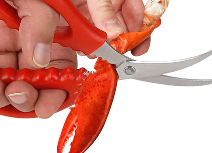 Calary 8Pcs Seafood Scissors Crab Scissors Seafood Shears Multifunctional Crab Leg Crackers and Tools