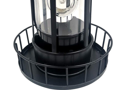 Lighthouse Solar Lamp, 360° Rotating LED Garden Light for Outdoor Decor