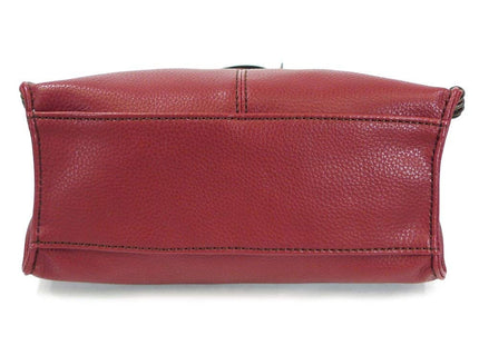 CHALA Crossbody with Charming Dragonfly Keychain -9 Color options (Burgundy_ Metal Dragonfly