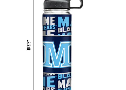 Rico Industries NCAA Maine Black Bears Standard 22oz Stainless Steel Tumbler with Lid - Great For Coffee, Tea, Water or Cocktails
