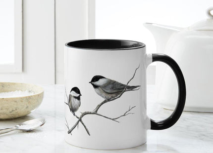 CafePress Chickadee Song Bird Mugs 11 oz (325 ml) Ceramic Coffee Mug