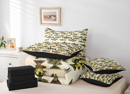 Erosebridal Kids Pike Fish 7 Pieces Comforter Set Full Size