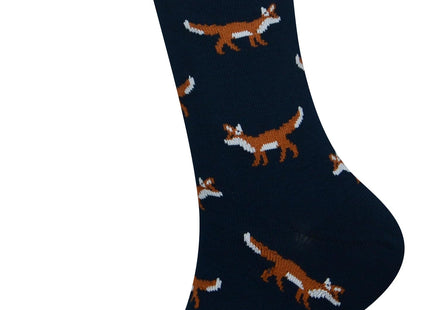 Men's Fox Socks Fox Gifts Silly Fun Novelty Dress Socks Clothes for Men