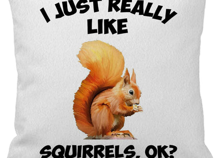 Nogrit Squirrel Pillow Covers，Squirrel Gifts,Squirrels Pillow Covers 18x18,Squirrel Decor Pillowcase，Squirrel Gifts for Women Girls，Squirrel Themed Gifts