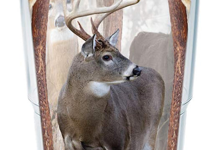 Tervis Deer Trio Made in USA Double Walled Insulated Tumbler Travel Cup Keeps Drinks Cold & Hot, 24oz, Classic