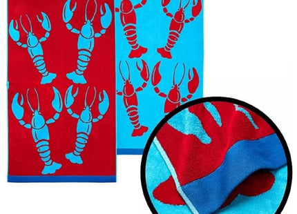 Member's Mark Adult Beach Towel 40" x 72" (Sea Lobster)