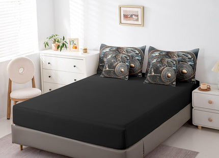Erosebridal Norse Viking King Comforter Set 7 Piece for Kids Boys Teen
