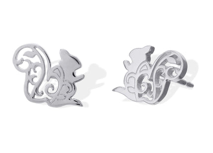 Boma Jewelry Sterling Silver Squirrel Chipmunk Stud Earrings
