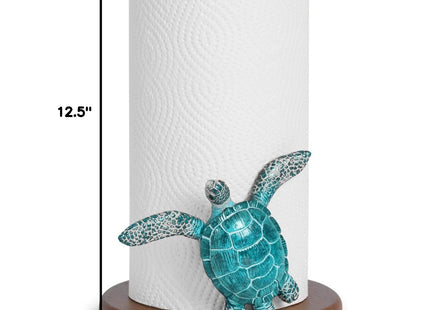 Turtle Paper Towel Holder Coastal House Decor Kitchen Beach Nautical Ocean