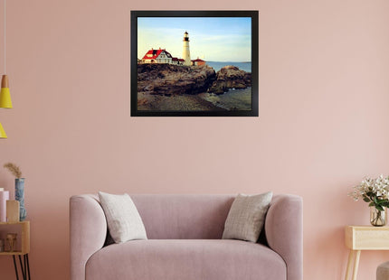 Impact Posters Gallery Portland Maine Head Lighthouse Scenic Landscape Nature Wall Decor Art Print Poster (16x20)