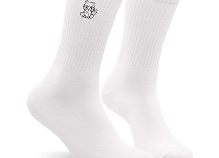 ZYQFN Raccoon Embroidered Socks, for Raccoon Lovers (143)