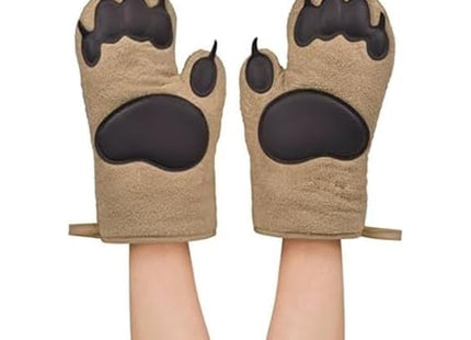 Genuine Fred Bear Hands Bear Paw Oven Mitts with Silicone Grip