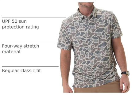 BURLEBO Performance Polo - Classic Deer Camo