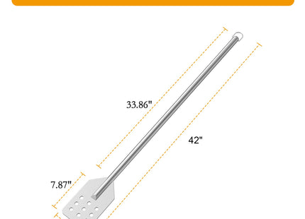 42 Inch Crawfish/Crab Boil Mixing Stir Paddle Accessories for Stockpots and Fry Pots,Stainless Steel Mash Paddle