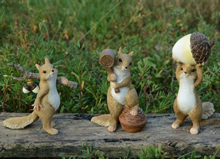 Gemmia Garden Squirrel Figurine- New Life Squirrel
