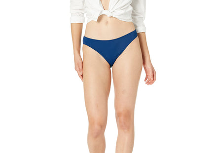 Amazon Essentials Women's Classic Full Coverage Low Rise Bikini Swimsuit Bottom, Deep Blue, Medium