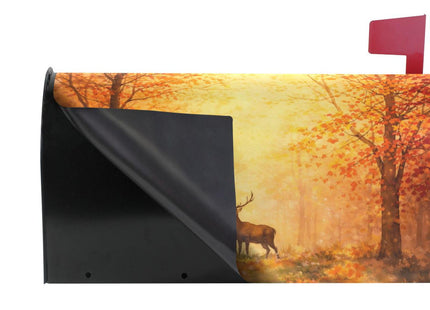 ALAZA Autumn Fall Forest Deer Magnetic Mailbox Cover MailWraps Garden Yard Home Decor for Outside Standard Size-18"x 20.8"