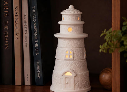 Lighthouse Book Shelf Decor Aesthetic Beach Themed Room Decor 6.3Inch