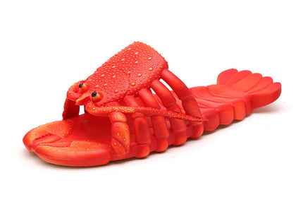 JOYEAR Lobster Flip Flops, Slipper, Slide - Red Pool Beach Shower Shoes