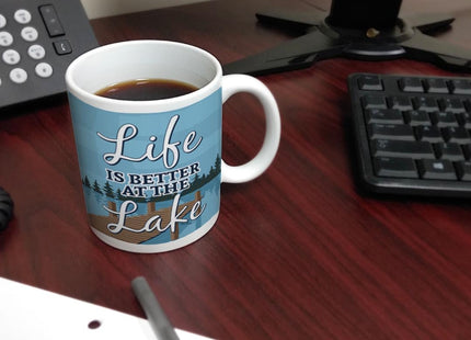 ThisWear Life Is Better at the Lake 11oz Coffee Mug - 1 Pack