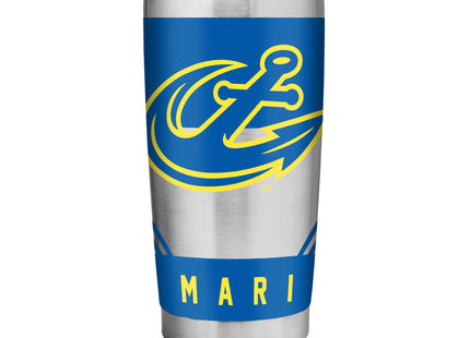 Rico Industries NCAA Maine Maritime Mariners Standard 20oz Stainless Steel Tumbler with Lid - Great For Coffee, Tea, Water or Cocktails