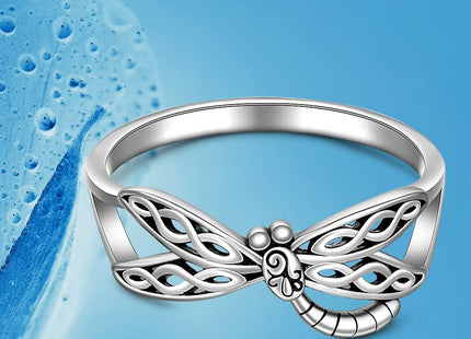 Dragonfly Ring for women Celtic Knot Wing Dragonfly Rings Thumb Jewelry