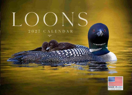 Loon Calendar 2027 Wall Monthly 12 Months