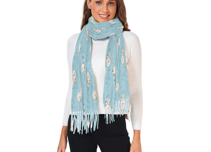 JHKKU Women's Sea Otter Scarf Pashmina Feel Shawls